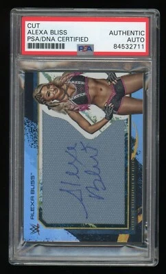 Alexa Bliss PSA/DNA 2020 Topps Signed Mat Relic Autograph Auto Serial #196/199 - Image 1 of 2
