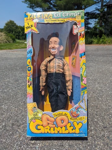 1988 TYCO Ed Grimley 18” Talking Doll Saturday Night Live Martin Short SNL Cover