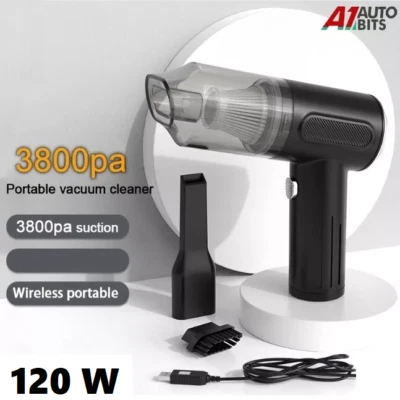 Powerful Car Vacuum Cleaner Wet Dry Cordless Strong Suction Handheld Cleaning - Image 1 of 4