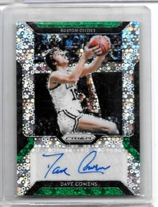Autógrafo Dave Cowens 2018-19 Panini Prizm Holo Certificado Verde - Imagen 1 de 2