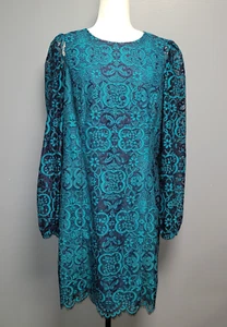LILLY PULITZER Georgi 14 Spitzenkleid Valencia türkis zweifarbig - Bild 1 von 14