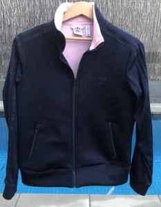 Womens ~ Adidas ~ Jacket ~ Medium UK14 ~ Navy & Pink ~ Excellent Condition - Picture 1 of 5