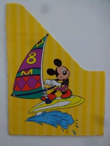 Werbung / Pappe 70er / Disney / Micky, der Surf Profi / ca 30 x 22 cm Groß - Bild 1 von 1