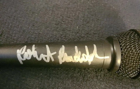 ROBERT RANDOLPH SIGNED MICROPHONE COLOR BLIND DAVE MATTHEWS W/COA+PROOF RARE WOW Cover
