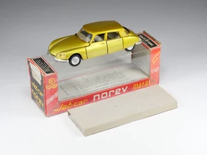 NOREV JET-CAR - 806 - Citroen DS 21 - Doré - En boite - Foto 1 di 9