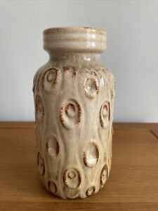 West german Scheurich Keramik Vase “Onion” Koralle 288 18