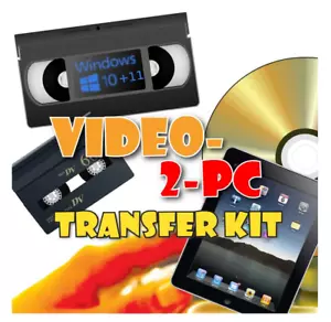 Capture VHS Video & Camcorder Hi8 and MiniDV to PC / DVD on Windows 11,10,8 & 7 - Picture 1 of 6