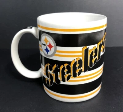 Caneca/copo de café Pittsburgh Steelers NFL oficialmente licenciado com capacete e logotipo - Imagem 1 de 4