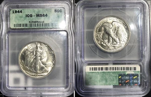 1944 P  MS 64 Walking Liberty Half ICG MS64 old green label - Picture 1 of 1