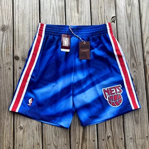 Men's Mitchell & Ness NBA Swingman Shorts '90 New Jersey Nets - Picture 1 of 10