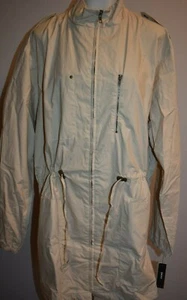 New Womens DKNY Jacket 14 Hooded NWT $250 Ananorak lightweight khaki brown coat - Picture 1 of 5