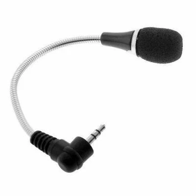 3.5mm Flexible Mini Microphone Mic for Laptop Notebook PC Podcast Skype Chat - Image 1 of 4