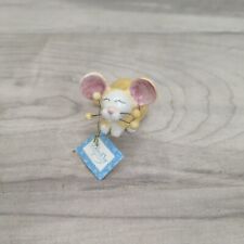 WhimsiClay by Amy Lacombe Yellow Mouse Figurine Sherrie 86910 Willitts 2004 New