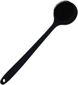 Silicone Long Handle Body Scrubber - Exfoliating Back Brush for Shower - Bild 1 von 12