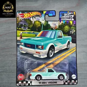 Hot Wheels PREMIUM 91 GMC SYCLONE BOULEVARD #80 | New Collect Real Riders - Picture 1 of 2