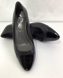 A2 Absatzstütze von Aerosoles Größe 8,5 W Farbe schwarz Slipper Blockabsatz bequem - Bild 1 von 11