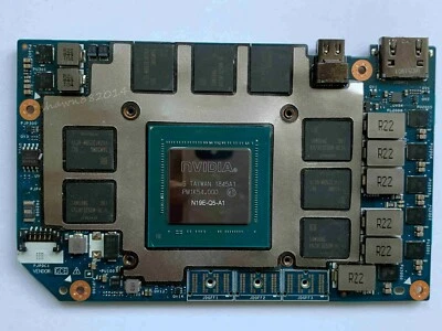 NEW Dell Precision 7740 NVIDIA Quadro RTX 5000 16GB GDDR6 N19E-Q5-A1 VIDEO CARD - Image 1 of 3