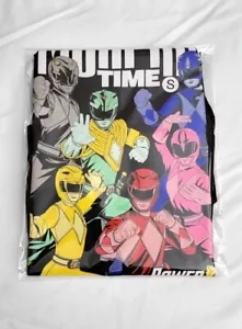 It's Morphin Time Power Rangers T Shirt Hasbro Licensed Black Size Men Small - Picture 1 of 4