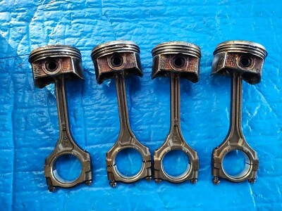 07 08 HONDA FIT OEM PISTÃO E CONECTOR HASTE CONJUNTO DE 4       - Imagem 1 de 4