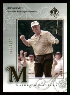 2002 SP Authentic #124 Jack Nicklaus MM /3499 - Image 1 of 2