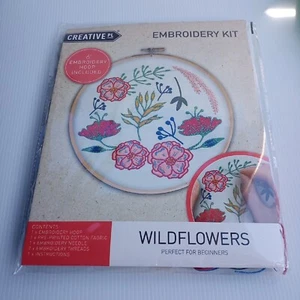 Embroidery Kit Australian Wildflowers Dimensional Floral Blooms Intermediate - Picture 1 of 7