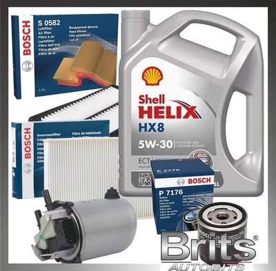 KIT DE SERVICIO para NISSAN QASHQAI 1.5 DCI J11 JUEGO COMPLETO DE FILTROS Y ACEITE DE CARCASA 2014-2018 Foto 1 de 4