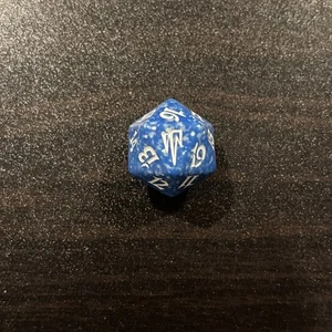 Magic The Gathering Spindown MTG Cold Snap Coldsnap Dice BLUE - Picture 1 of 2