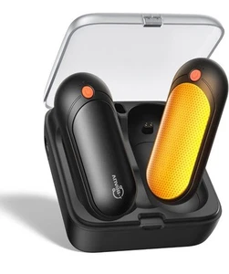 2 Pack Hand Warmers Rechargeable with 10000Mah + 4000mah Charging Case - Picture 1 of 7