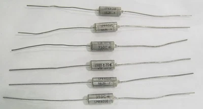 Vintage Sprague Surplus Tantalum Capacitors 6626 150D 20% 6.8 UF 35 DC Lot of 6 - Image 1 of 4