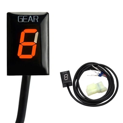 Indicador de engranaje LED rojo para motocicleta Honda CBR600RR CBR600F CBR929RR CBR1000RR Foto 1 de 4