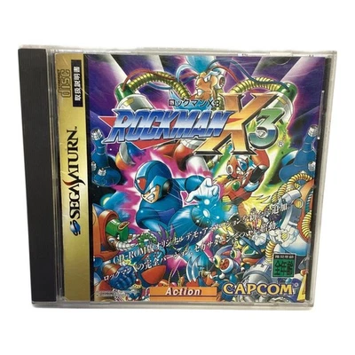 CAPCOM Rockman X3 Sega Saturn Game Untested Junk JAPAN - Image 1 of 4
