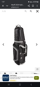 Findway Golf Travel Bag for Airlines with Wheels, pull strap and Hard Case Top - Picture 1 of 4