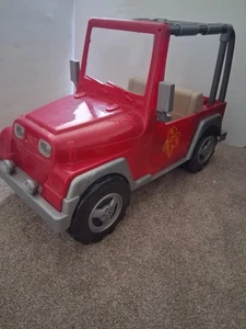 LARGE Our Generation Pink Jeep Vehicle 24" long Fits 18" American Girl Dolls - Picture 1 of 5