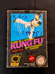 Kung Fu PAL (NES) Complete / Good ~ Acceptable Overall Condition!