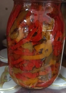 Peperoni alla contadina a filetti Prodotto Italiano Pugliese 3 BARATTOLI X 1 KG' - Foto 1 di 1