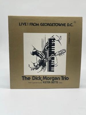 THE DICK MORGAN TRIO LIVE FROM GEORGETOWNE D.C. LP VG+ VINYL RECORD SIGNED - Image 1 of 4