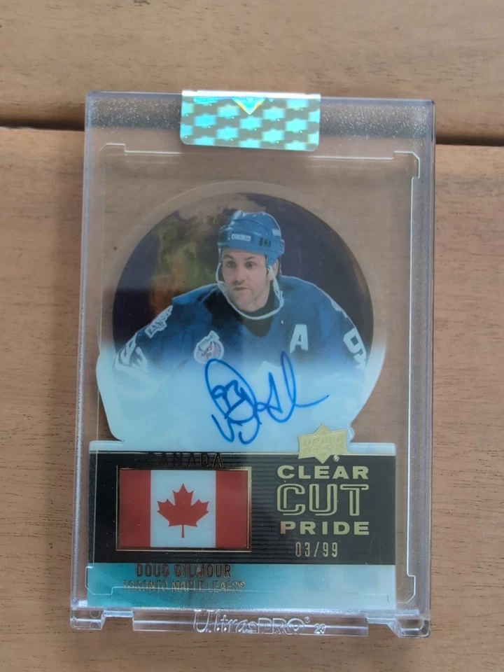 2022-23 Clear Cut Doug Gilmour - Toronto #PC-DG Clear Cut Pride Autograph /99 - Image 1 of 2