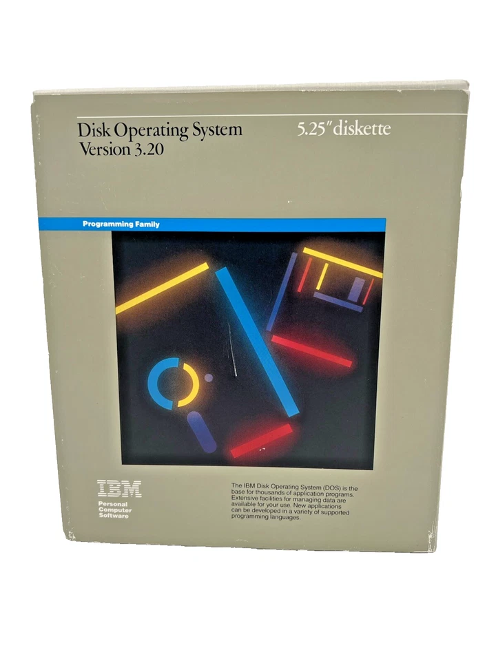 IBM Disk Operating System Ver 3.20 5.25" Diskette DOS 1986 - Image 1 of 4