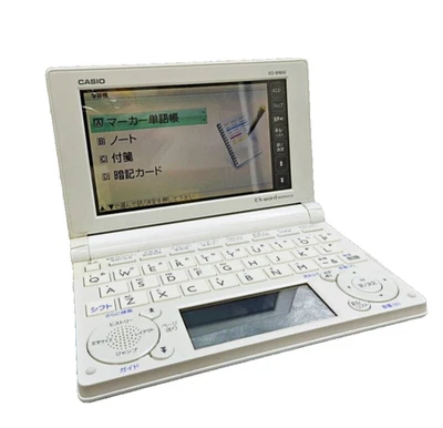 Casio Ex-word XD-B9800 Electronic Dictionary Advanced English Model White Used - Image 1 of 3