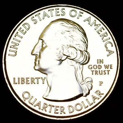 2009 P District of Columbia Quarter ~ Satin Coin from Mint Set - Image 1 of 2