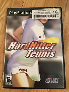 HARD HITTER TENNIS - PS2 - COMPLETE W/MANUAL - FREE S/H (U)