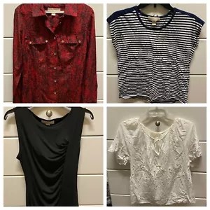 Lot Of 8 MICHAEL KORS MK Small Medium Dresses Tops Blouses Authentic Party MINT - Picture 1 of 12