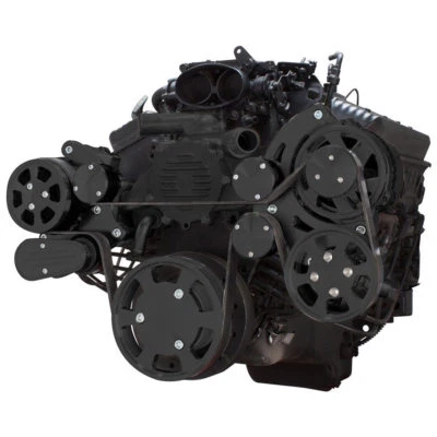 Black Serpentine System for LT1 Generation II - AC, Power Steering & Alternator - Image 1 of 3
