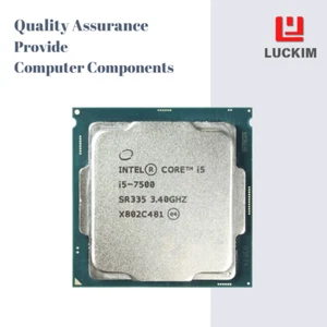 Intel Core i5-7500 CPU - Socket LGA 1151 4 Cores 4 Threads 3.4 GHz 6 MB L3 Cache - Picture 1 of 7
