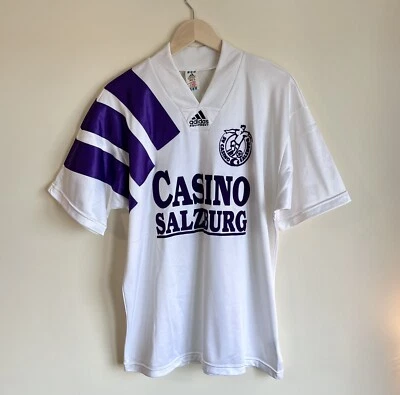 Camiseta deportiva local Adidas L SV Casino Salzburg (Austria/Red Bull) 1992 1993 1994 Foto 1 de 4