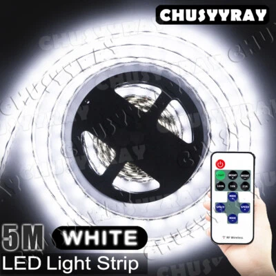 CHUSYYRAY 6000K Waterproof LED Strip Light 16ft For Boat/Truck/Car/Suv/Rv White - Image 1 of 4