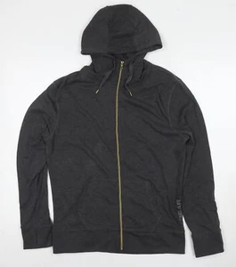 LA Gear Womens Grey Cotton Full Zip Hoodie Size 16 Pullover - Picture 1 of 10