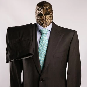 NWT $6250 CESARE ATTOLINI Pure Wool Striped Suit Gray/Brown 42US/52IT SHORT - Picture 1 of 24