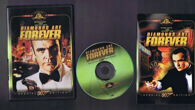 DIAMONDS ARE FOREVER SPECIAL 007 EDITION (DVD) Sean Connery NM w/ Booklet - Image 1 of 2