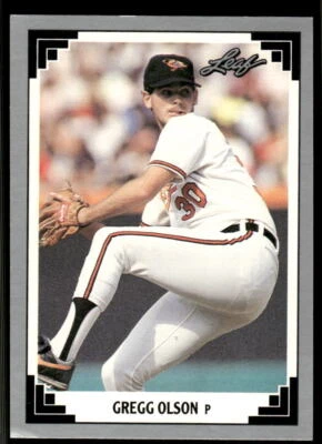 1991 Leaf #519 Gregg Olson - Image 1 of 2